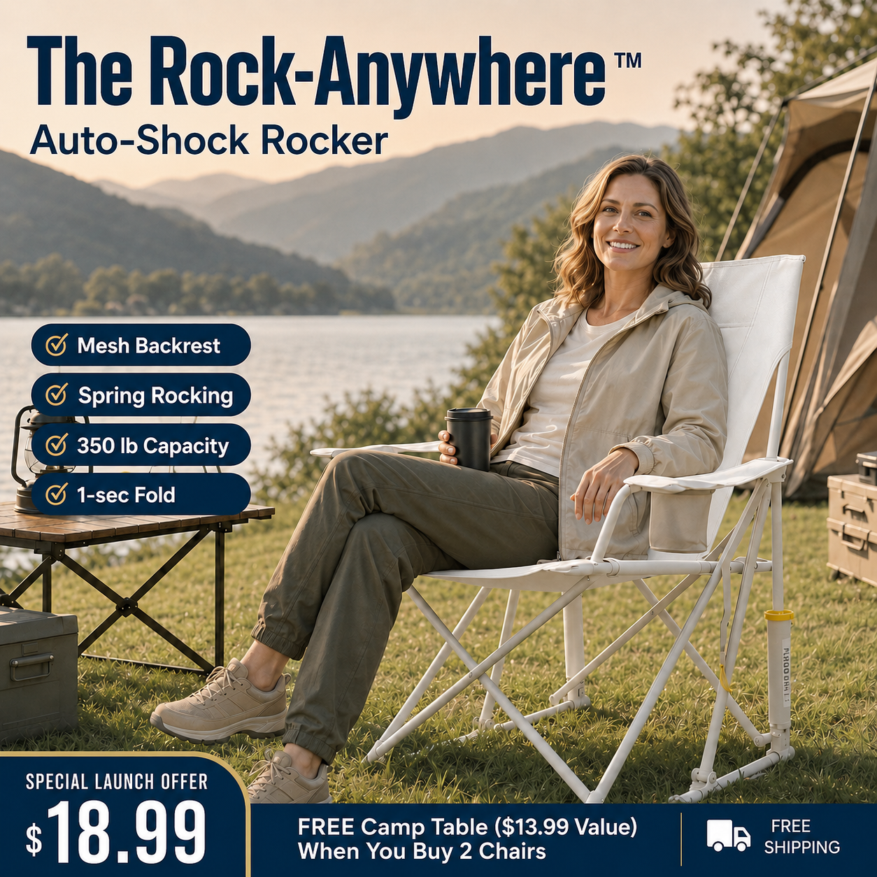 The Rock-Anywhere™ Auto-Shock Rocker