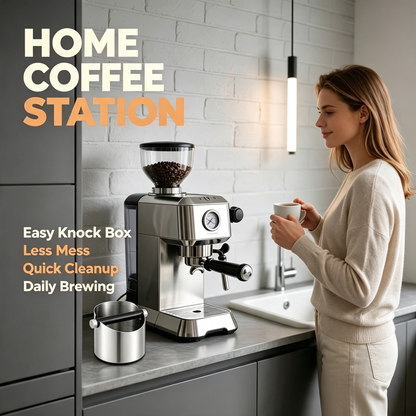 Stainless Steel Coffee Knock Box