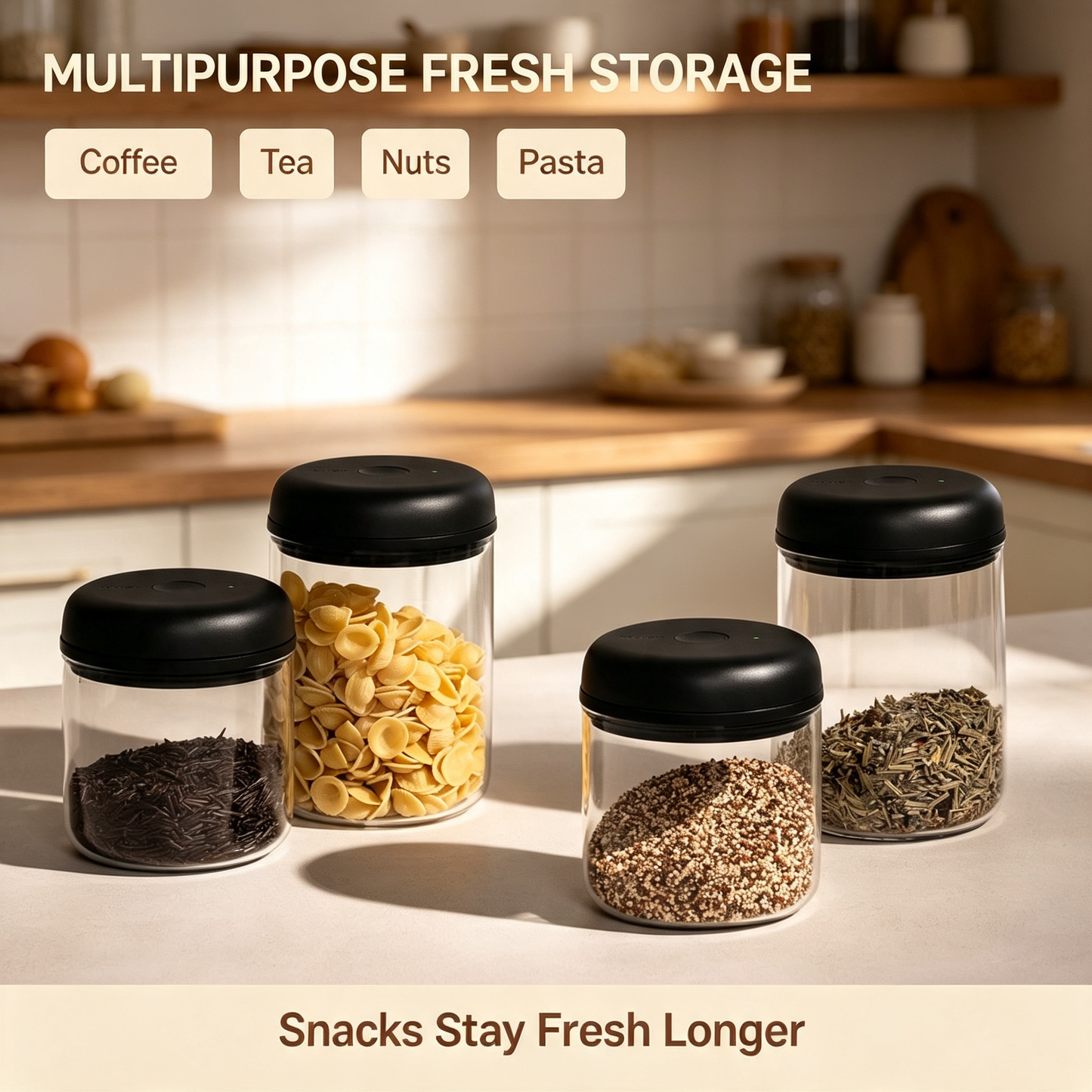 Smart Vacuum Coffee Canister