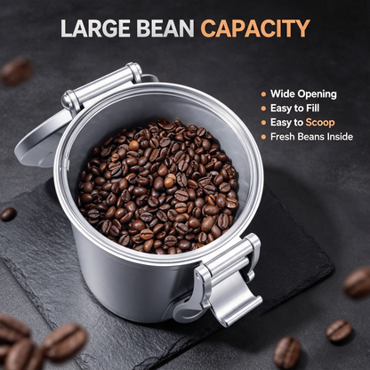 Airtight Metal Coffee Canister